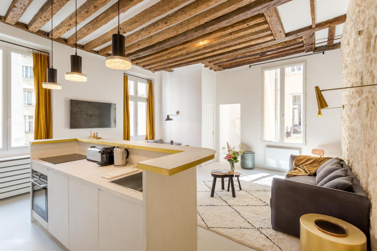 Habitat Parisien - 2Br-2Ba - Marais - Hotel De Ville Экстерьер фото